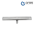 Onimi SUS304 Stainless Steel Long Floor Drain 65mm – Matt Silver | 600mm / 700mm / 900mm / 1000mm / 1200mm