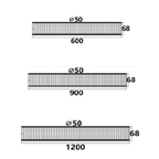 Onimi SUS304 Stainless Steel Long Floor Drain 65mm – Matt Silver | 600mm / 700mm / 900mm / 1000mm / 1200mm
