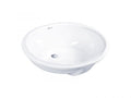 DOCASA 3020 495mm Ceramic White Under Counter Basin Sinki Tandas Bilik Mandi For Bathroom,Dining Area,Outdoor Murah