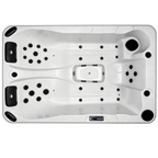 Eurano ERN 11993 Luxury Rectangular Hot Tub Spa (2100×1580×780mm) 22-Jet 2-Person Jacuzzi with Ozone Sterilization & Heater