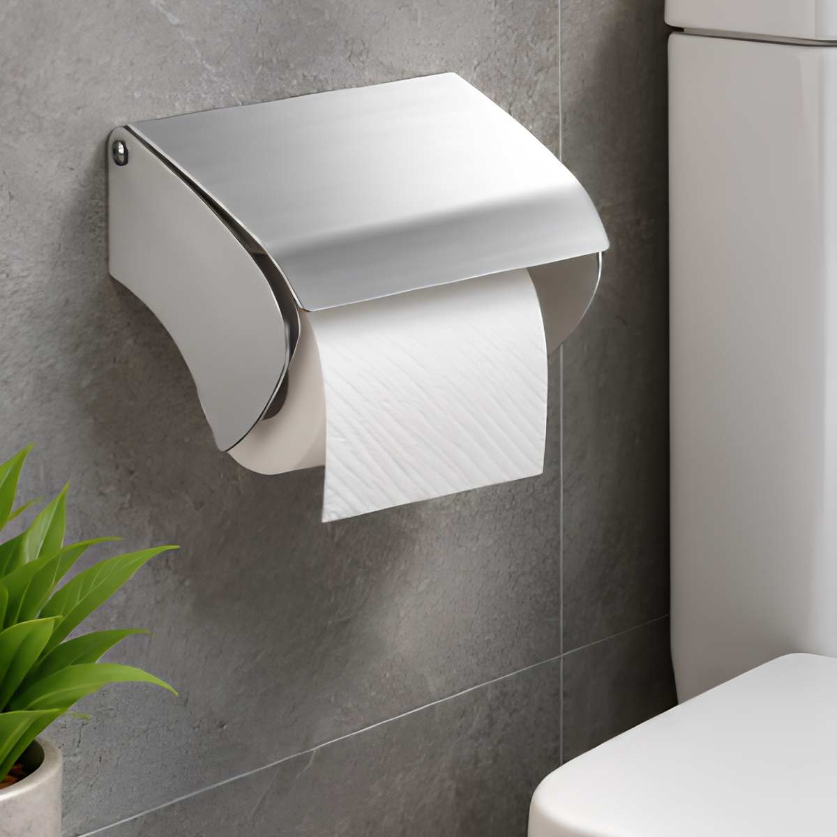 Onimi A118 125 × 70mm Stainless Steel 304 Single Toilet Paper Roll Holder – Wall Mounted