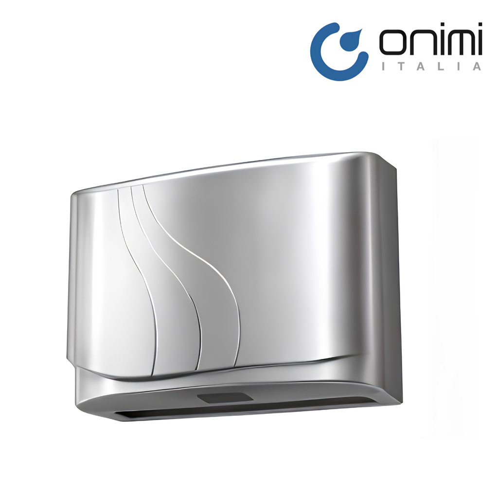 Onimi HD01 264 × 202 × 156mm 2000W Aluminium Automatic Sensor Hand Dryer – AC 240V Wall Mounted