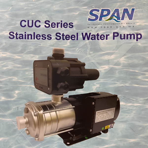 Polanox CUC4-50 1.3HP High-Flow Stainless Steel Automatic Multistage Water Booster Pump – CUC Series
