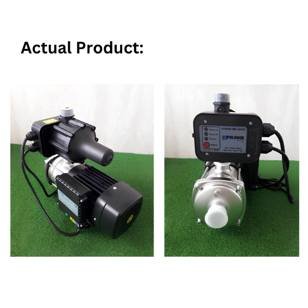 Polanox Italy CUC2-30 0.5HP Stainless Steel Automatic Multistage Water Booster Pump – CUC Series