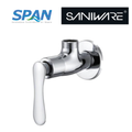 Saniware SWP-BR-3400 Chrome Angle Valve Suitable for: Basin Taps, Toilet Cisterns and Compatible Bathroom Water Supply Connections