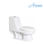 Asher C 144 S One Piece Toilet Bowl Single Flush Button Suitable For Children Water Closet Kanak Kanak Jamban Duduk