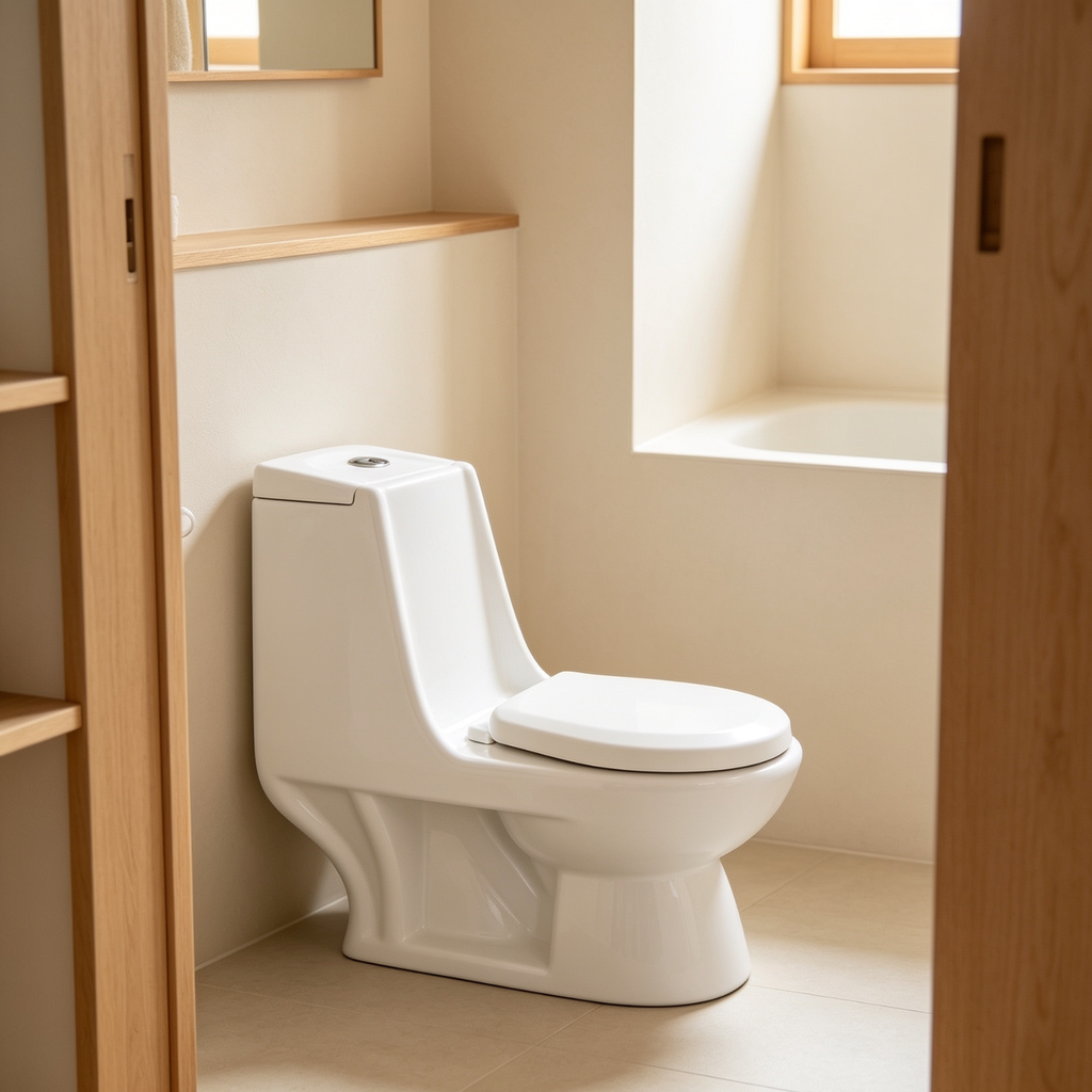 Asher C 144 S One Piece Toilet Bowl Single Flush Button Suitable For Children Water Closet Kanak Kanak Jamban Duduk