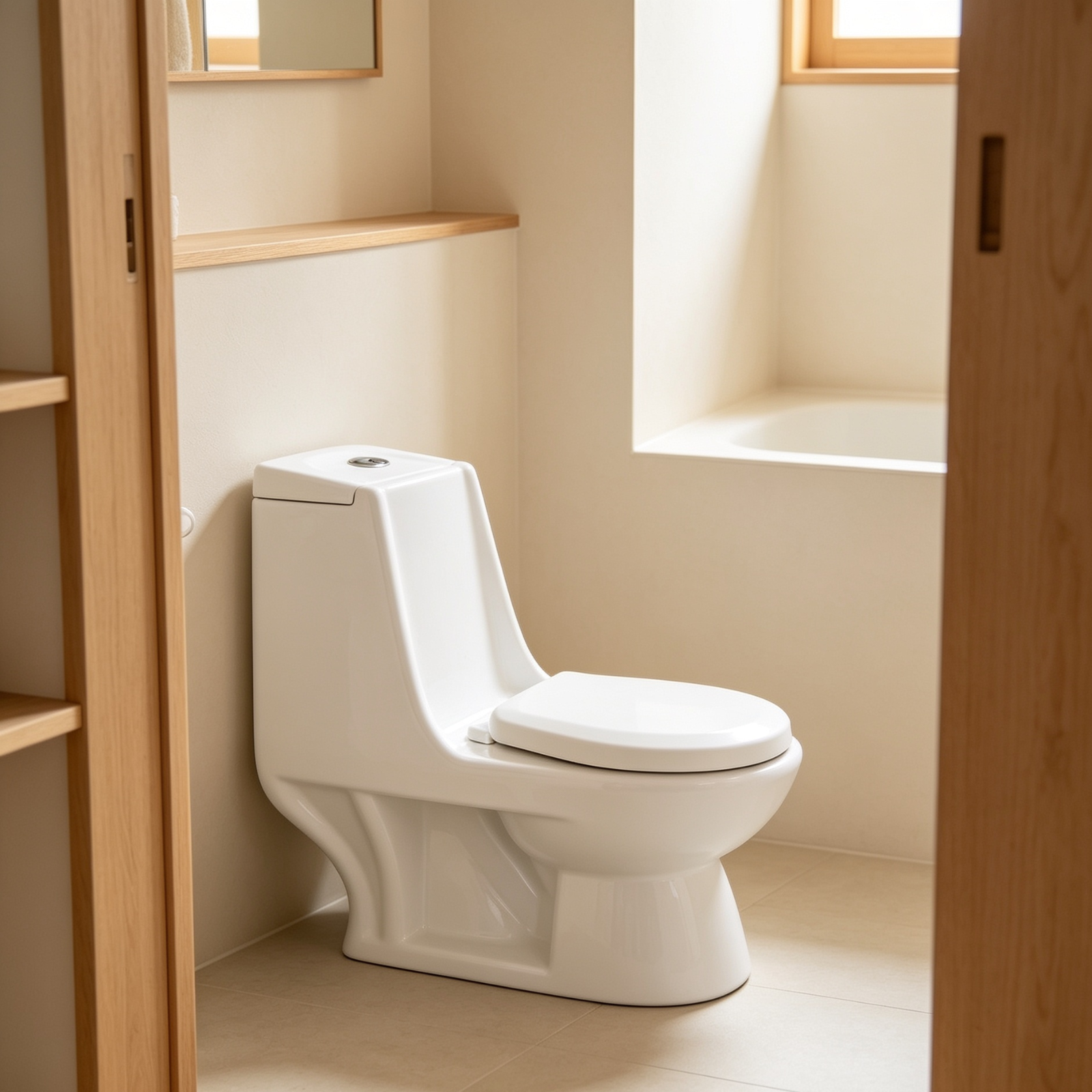 Asher C 144 S One Piece Toilet Bowl Single Flush Button Suitable For Children Water Closet Kanak Kanak Jamban Duduk