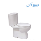 Asher C 188 S Close Coupled Water Closet Dual Flush Top Button Soft Close Seat Cover Jamban Duduk