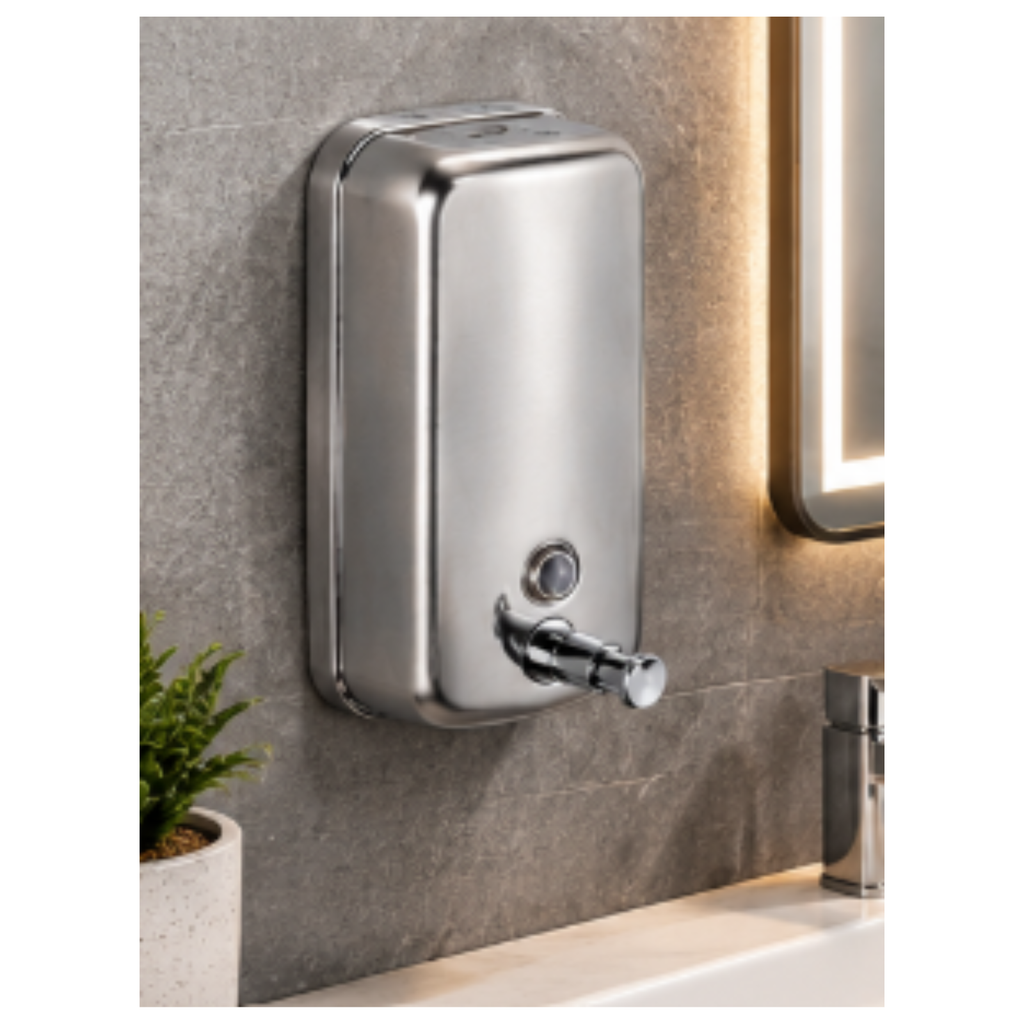 Onimi SD800C 800ml Stainless Steel 304 Wall-Mounted Soap Dispenser – Polished Chrome Finish