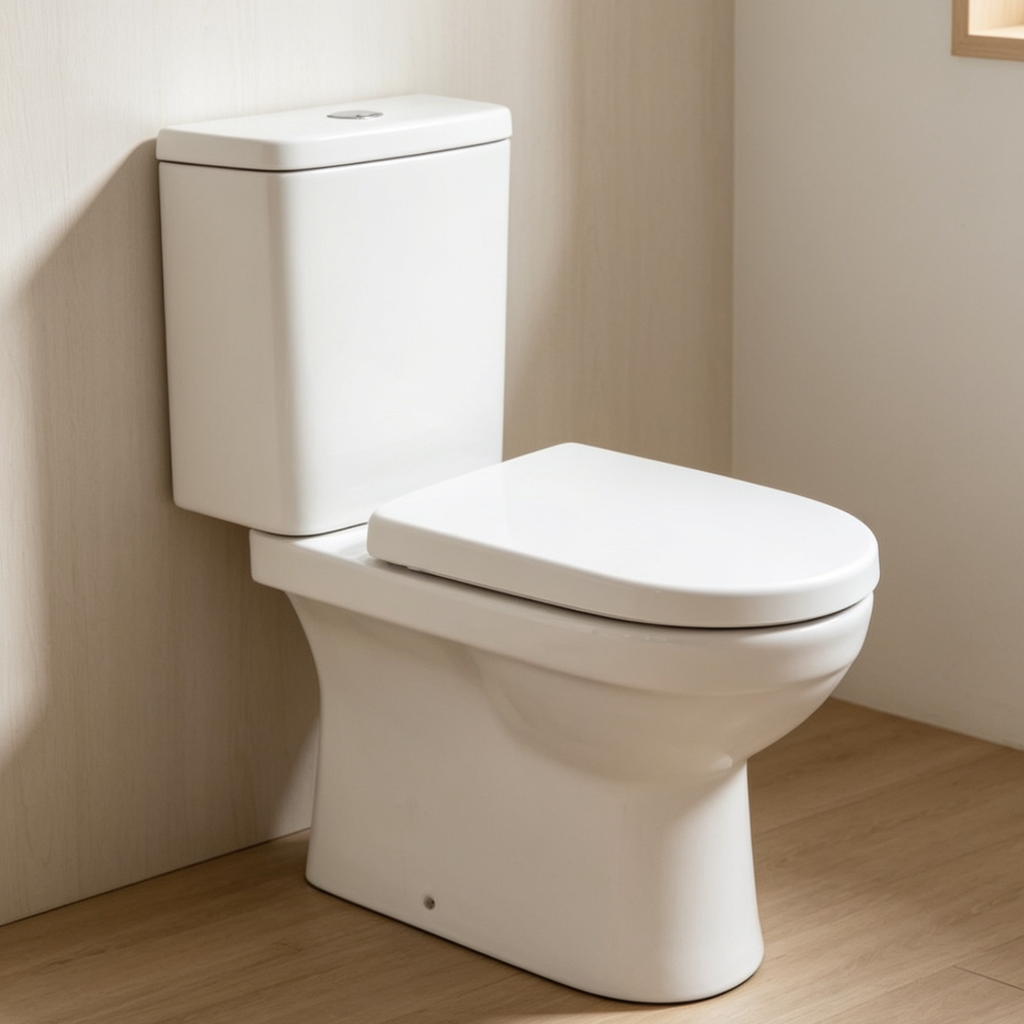 Asher C 138 P/S Close Coupled Water Closet Dual Flush Button S-Trap 250-300mm P-Trap 190mm P to S Jamban Duduk