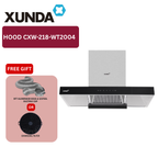 XUNDA CXW-218-WT2004 900mm Kitchen Hood Cooktops Hood and Hob | Silver