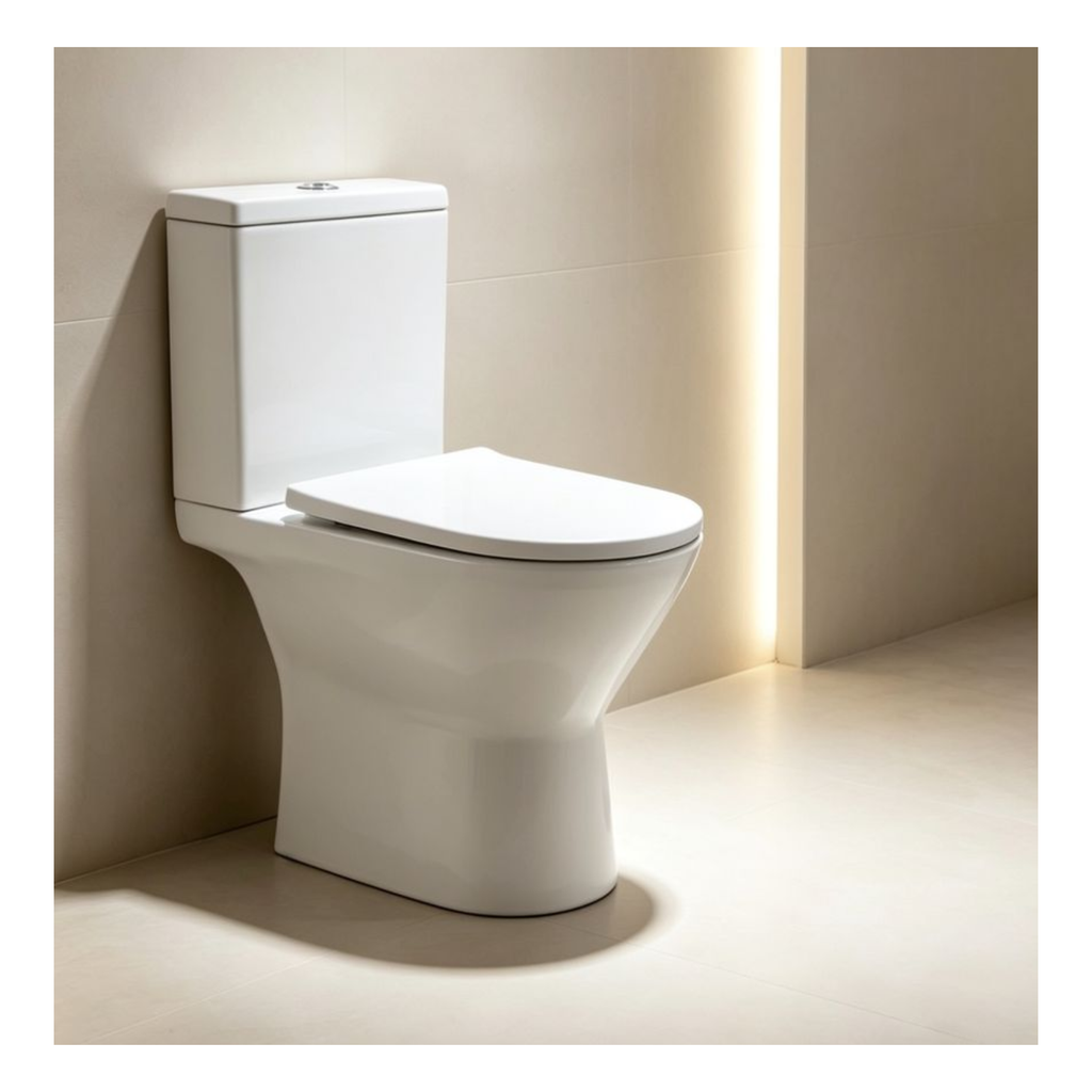 Johnson Suisse Treviso Close-coupled (Rimless) WC