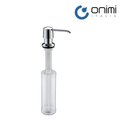 Onimi SD219-A 300ml ABS Mechanism & ABS Bottle Deck-Mounted Soap Dispenser – Polished Chrome Finish