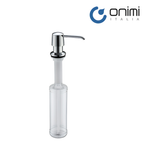 Onimi SD219-A 300ml ABS Mechanism & ABS Bottle Deck-Mounted Soap Dispenser – Polished Chrome Finish