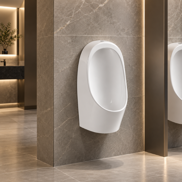 Saniware UB-609 White Ceramic Wall Hung Urinal Bowl 350 x 300 x 650mm For Bathroom use