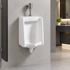 Saniware UB-606 Wall-Hung Urinal Premium White Ceramic Urinal for Modern Bathrooms 420 x 200 x 710mm – Top Inlet Compact Urinal