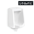 Saniware UB-613 White 610mm Ceramic Wall-Hung Urinal Tandas Lelaki Bilik Air Top Inlet 360 x 325 x 610mm Space-Saving Urinal For Bathroom Renovation, Commercial & Public Washrooms