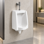 Saniware UB-613 White 610mm Ceramic Wall-Hung Urinal Tandas Lelaki Bilik Air Top Inlet 360 x 325 x 610mm Space-Saving Urinal For Bathroom Renovation, Commercial & Public Washrooms