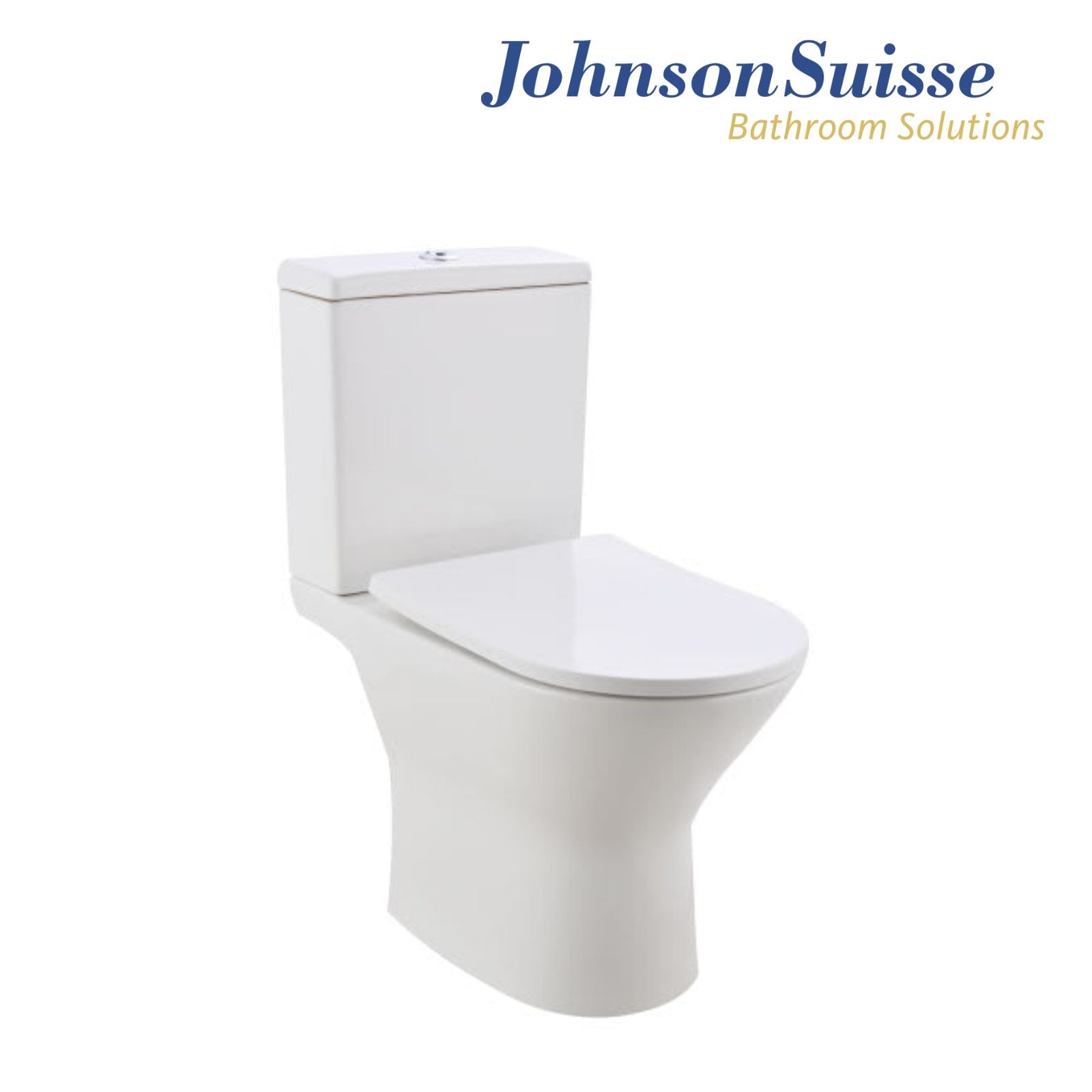 Johnson Suisse Treviso BTW Close-coupled (Rimless) WC