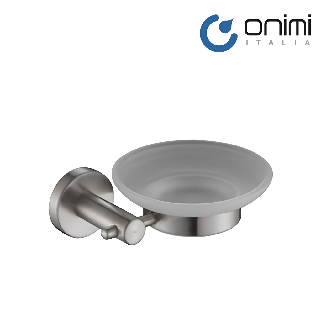 Onimi 2305 110mm Matt Stainless Steel Finish Wall-Mounted Soap Dish