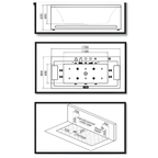 Arris Infinity Pravia ars-M1812 White Massage Bathtub 1700 × 800 × 630mm with 14 Massage Jets, Waterfall & LED Lighting