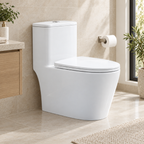 Saniware WC-2020 720mm Ceramic One-Piece Siphonic Toilet Bowl Sinki Tandas Bilik Mandi S-Trap 300mm Roughing-In for Bathroom & Home Renovation