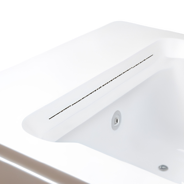 Arris Infinity Nova ars-M1306 White Massage Bathtub 1800 × 1200 × 650mm with 8 Massage Jets, Bubble Bath, Waterfall & LED Lighting