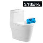 Saniware WC-2062 700mm One-Piece Washdown Toilet Bowl Sinki Tandas Bilik Mandi with UF Seat Cover S-Trap 250mm / 300mm Roughing-In