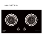 LIVINOX LCH-SUGI DC-90FB Black Cooker Hood – 2800 m³/h Powerful Suction, BLDC LGH Series Gas Hob Combo
