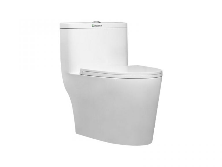 Docasa A111 P-Trap 180 S-Trap 200mm 250mm Bathroom One Piece Rimless WC Water Closet 1Piece Jamban Duduk PP Solf Close