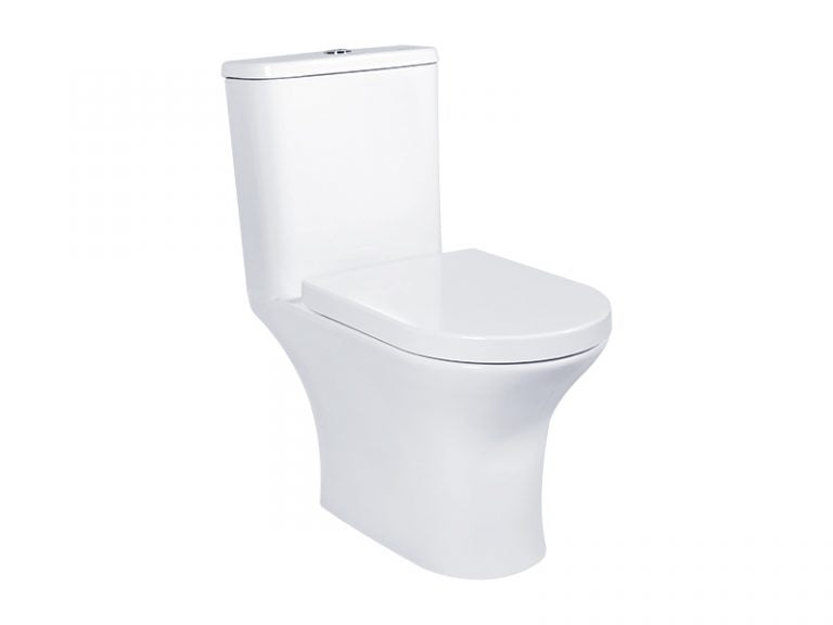 Docasa A360 P-trap 180mm S-Trap 200mm 250mm Bathroom One Piece Rimless Washdown WC Water Closet 1 Piece Jamban Duduk
