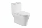 Docasa A368 P-Trap 180 S-Trap 250mm Bathroom One Piece Rimless WC Water Closet 1 Piece Jamban Duduk UF Solf Close Cantik