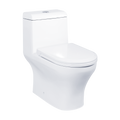 Docasa A370 P-trap 180mm S-Trap 200mm 250mm Bathroom One Piece Rimless Washdown WC Water Closet 1 Piece Jamban Duduk