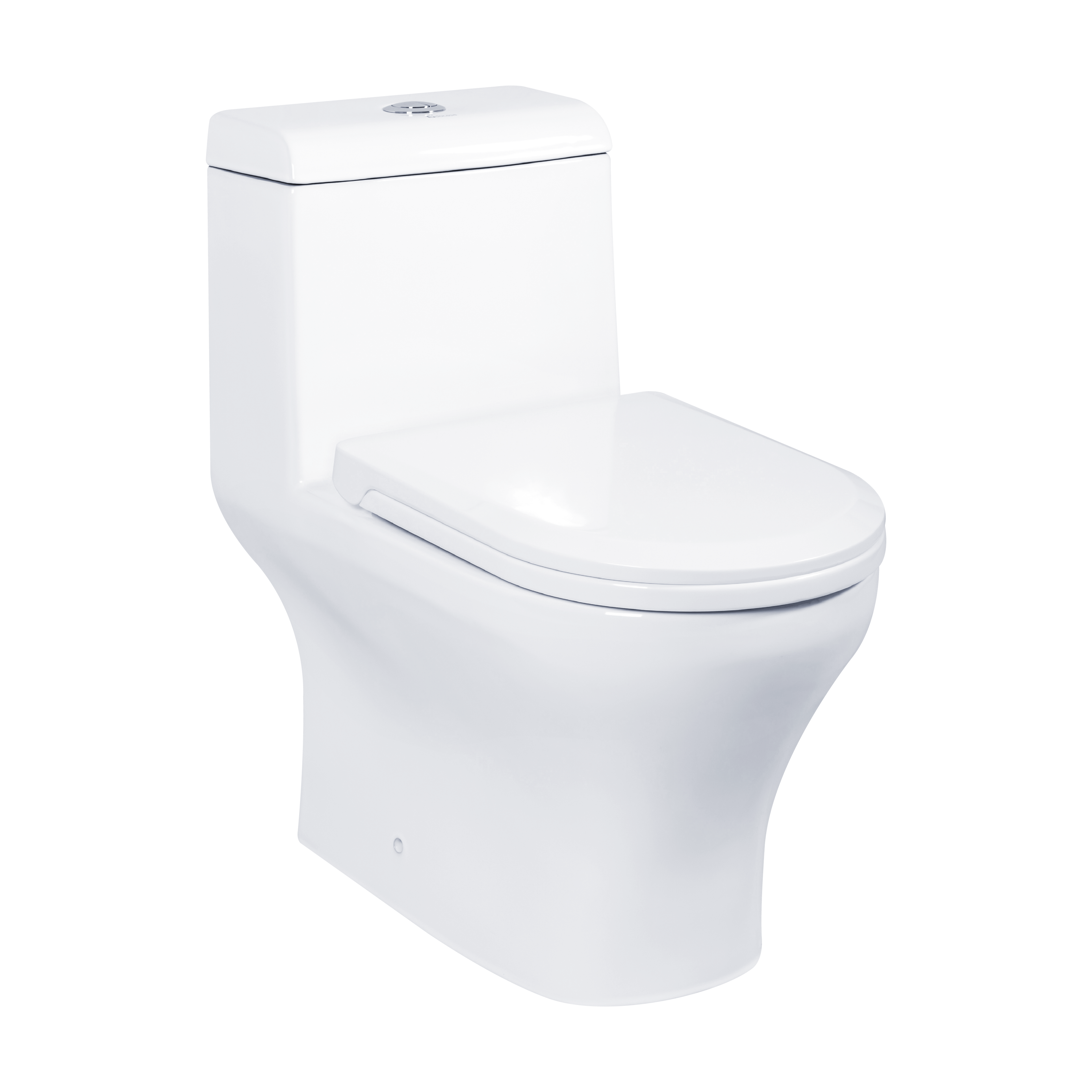 Docasa A370 P-trap 180mm S-Trap 200mm 250mm Bathroom One Piece Rimless Washdown WC Water Closet 1 Piece Jamban Duduk
