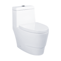 Docasa A819 S-Trap 250mm 300mm Bathroom One Piece Rimless Washdown WC Water Closet 1 Piece Jamban Duduk PP Solf Close