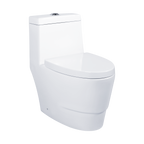 Docasa A819 S-Trap 250mm 300mm Bathroom One Piece Rimless Washdown WC Water Closet 1 Piece Jamban Duduk PP Solf Close
