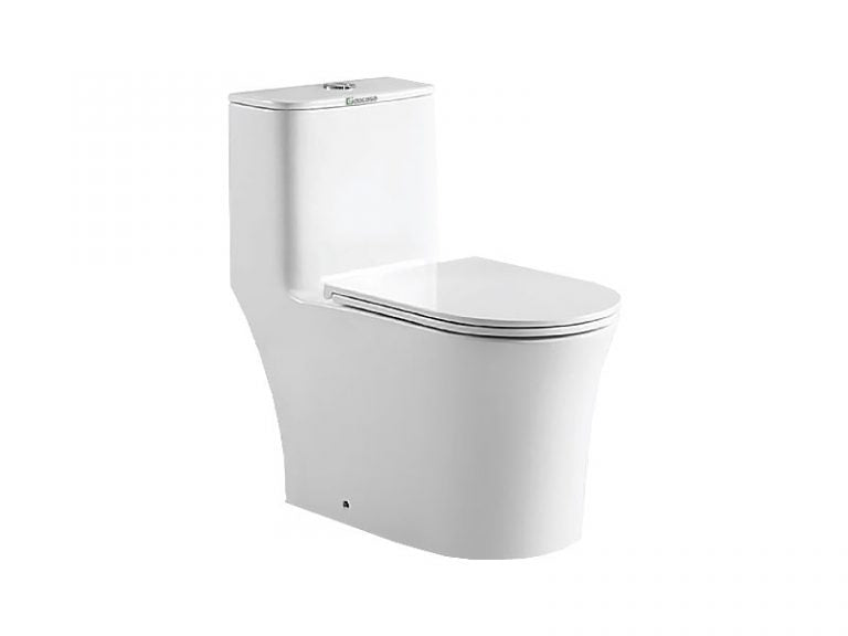 Docasa A836 P-Trap 180 S-Trap 250mm Bathroom One Piece Rimless WC Water Closet 1 Piece Jamban Duduk UF Solf Close Cantik