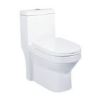 Docasa A890 P-trap 180mm S-Trap 250mm 300mm Bathroom One Piece Rimless Washdown WC Water Closet 1 Piece Jamban Duduk