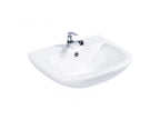 DOCASA B305 440mm Ceramic Wall Hung Basin Sinki Tandas Bilik Mandi For Bathroom, Dining Area, And Outdoor