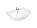 DOCASA B500 495mm Ceramic White Wall Hung Basin Sinki Tandas Bilik Mandi For Bathroom, Dining Area, And Outdoor