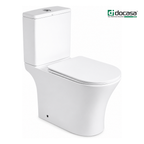 Docasa WD055 P-trap 180mm S-Trap 250mm Bathroom Closed Coupled Rimless Washdown WC Water Closet Jamban Duduk