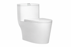 Docasa A111 P-Trap 180 S-Trap 200mm 250mm Bathroom One Piece Rimless WC Water Closet 1Piece Jamban Duduk PP Solf Close