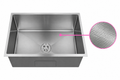 600MM Stainless Steel Undermount Topmount Single Bowl Nano Embossed Kitchen Sink | Black