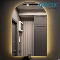 Glorex GLC 2005N(LED) Arch LED Bathroom Mirror 500×800mm Frameless Back Light Only