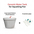 Asher T62 Ceramic Cistern Set for 2-Piece Close Couple Toilet Bowl