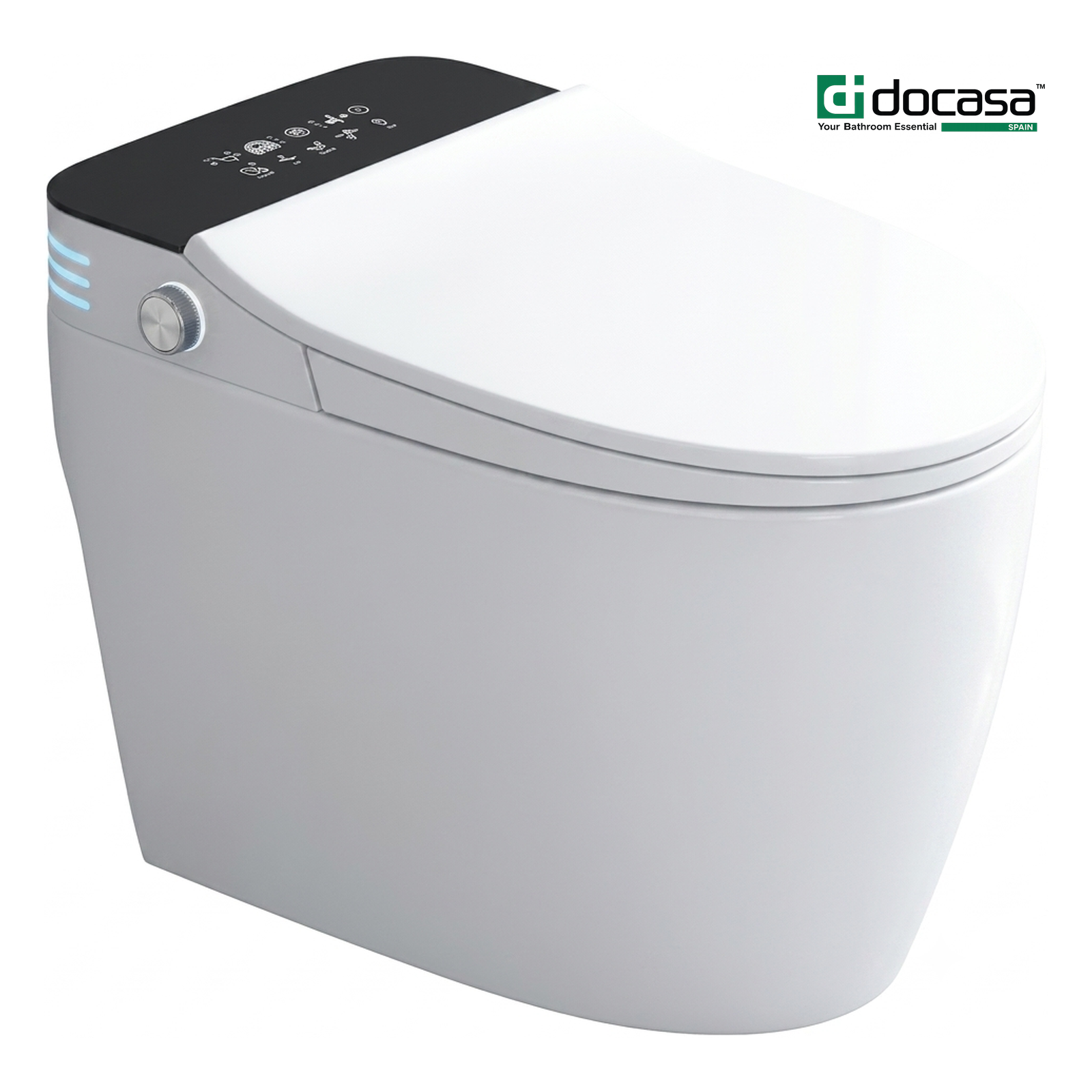 DOCASA A6000 Ceramic PTRAP STRAP 200MM 250MM 300MM Smart Toilet Bowl Set Auto Sensor Dual Flush Tankless Water Closet