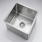 GLORY GL5545 550mm Stainless Steel 304 Kitchen Sink Undermount Single Bowl Matt Sinki Dapur