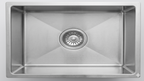 GLORY GL9045 900mm Stainless Steel 304 Kitchen Sink Undermount Single Bowl Matt Sinki Dapur