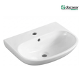 DOCASA B520 505mm Ceramic Wall Hung Basin Sinki Tandas Bilik Mandi For Bathroom, Dining Area, And Outdoor